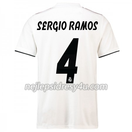 Fotbalový Dres Real Madrid Sergio Ramos 4 Domácí 2018/19